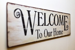 Pest Control - Croach - December Pest Control - Welcome to our Home Sign