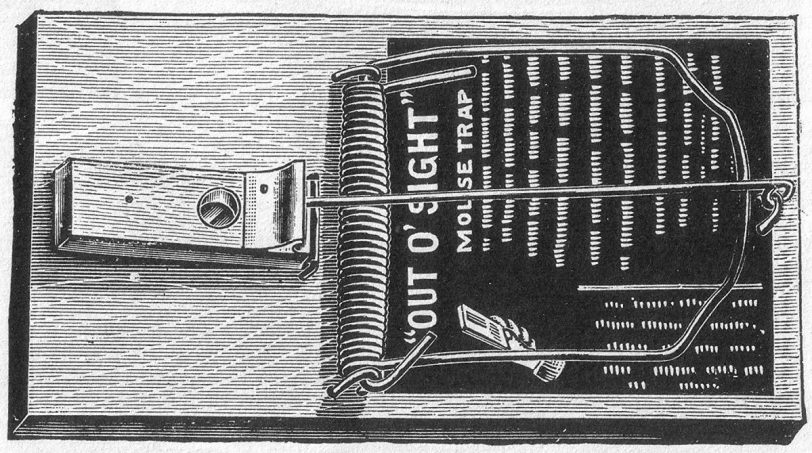 Spring-Loaded Bar Trap, William C. Hooker Design, 19th C. - Croach Rodent Pest Control