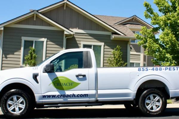 Croach Pest Control Company Truck in Beaverton, Oregon